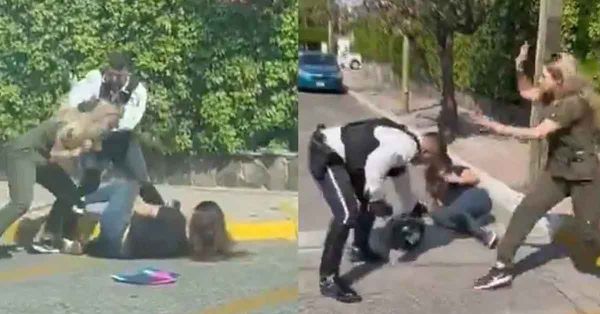 Policía golpea y somete a mujeres en Guadalajara