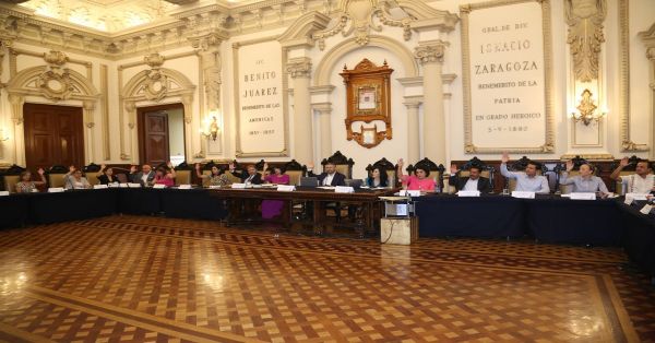 Aprueban cuentas del mes de abril en el Cabildo de Puebla capital