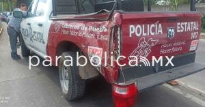 Chocan patrulla y vehículo de Agua de Puebla en la 11 Sur