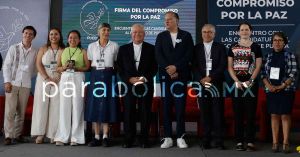 Asegura Fernando Morales compromiso por la paz de Puebla