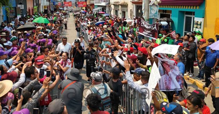 Muestran apoyo a Sheinbaum más de 50 mil personas en Oaxaca
