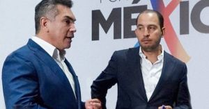 Revela Marko Cortés reparto de cargos públicos con Alito Moreno
