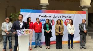 Ofrecen PRI, PAN y PSI balance de la precampaña de Eduardo Rivera