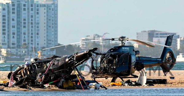 Mueren 4 personas en un choque de helicópteros en Australia