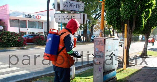 Ayuda sistema de limpieza urbana integral del Ayuntamiento de Puebla a tener una ciudad de 10