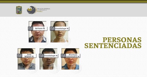 Dictan sentencia de 50 a&ntilde;os de prisi&oacute;n contra cinco personas por secuestro