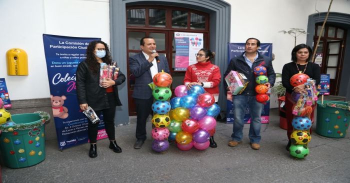Invitan regidores de Puebla a la donación de juguetes para la época decembrina