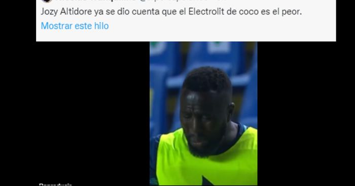 Causa burlas en redes sociales Altidore por rechazar bebida hidratante