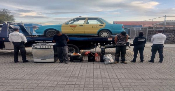 Detienen en San Andrés Cholula a probables responsables de robo a casa habitación