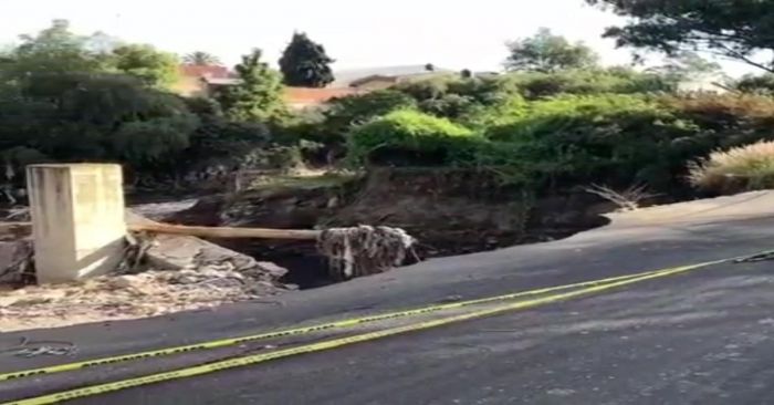 Construirán muro de contención para frenar desgajamiento en la Vicente Suárez