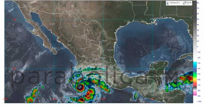 Prevé SMN que “Roslyn” se intensifique a huracán y provoque intensas lluvias