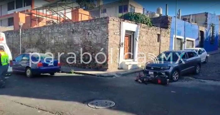 Atropellan a motociclista en el Barrio del Alto