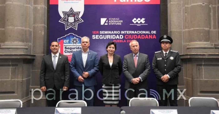 Será Puebla capital sede del primer seminario internacional de Seguridad Ciudadana