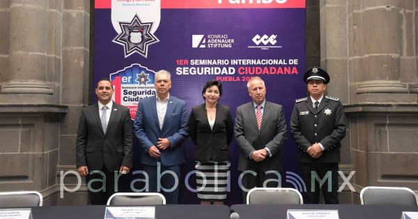 Ser&aacute; Puebla capital sede del primer seminario internacional de Seguridad Ciudadana