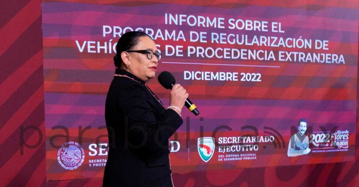 Se han regularizado más de 892 mil “autos chocolates”: Rosa Icela Rodríguez