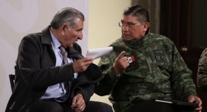 Allanan Adán Augusto y Cresencio Sandoval terreno en Puebla a la Reforma sobre Fuerzas Armadas