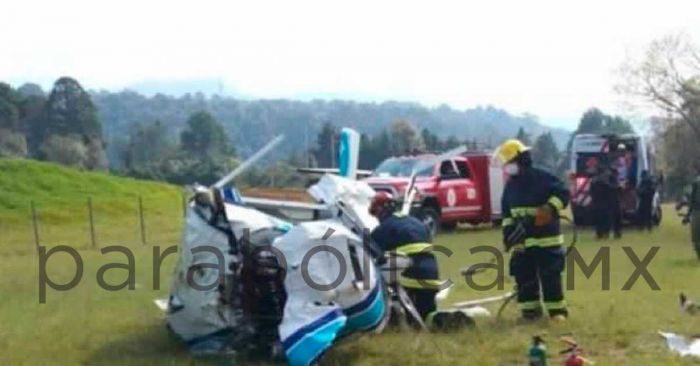 Deja desplome de avioneta en Valle de Bravo 1 muerto y 3 heridos