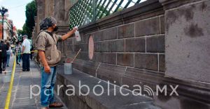 Recubren la Catedral contra pintas y grafitis