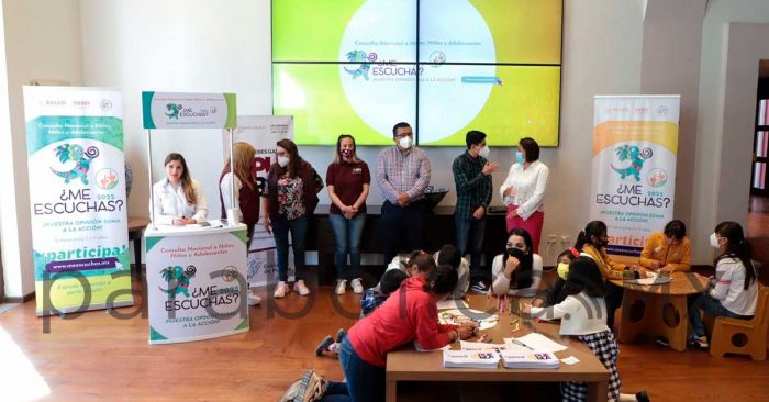 Recibe Casa Puebla a ni&ntilde;as, ni&ntilde;os y adolescentes para Consulta Nacional &iquest;Me Escuchas? 2022