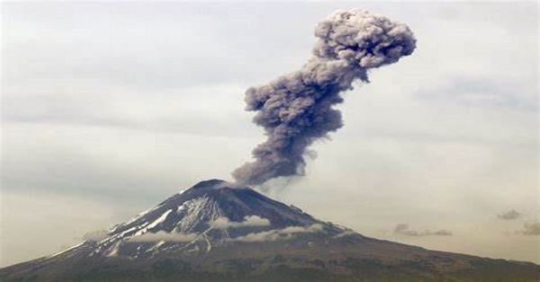 Continúa el semáforo del volcán Popocatépetl en Amarillo Fase 2
