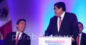 Nos une una amistad de más de 20 años: Barbosa a Eduardo Rivera