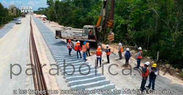 Se avanza en la colocación de vías en el tramo 4 del Tren Maya: 4T