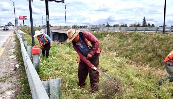 Realiza Infraestructura acciones de mantenimiento a vialidades urbanas estatales