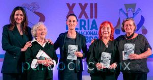 Inauguran la XXII FIL Zócalo con homenaje a Rosario Ibarra de Piedra