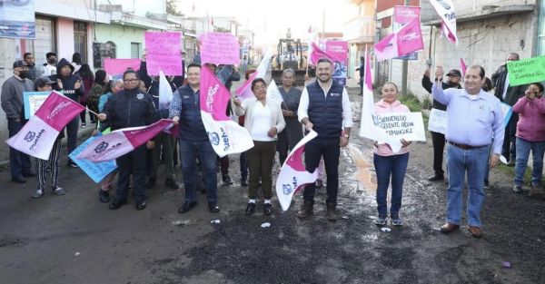 Arrancan obras en conjunto ayuntamiento y vecinos de la colonia Miguel Hidalgo