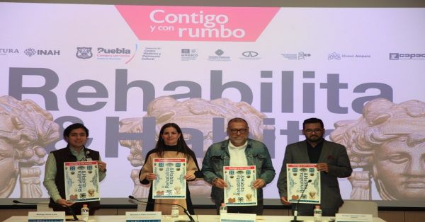 Realiza Ayuntamiento de Puebla rehabilitaci&oacute;n en el Centro Hist&oacute;rico para que sea habitable