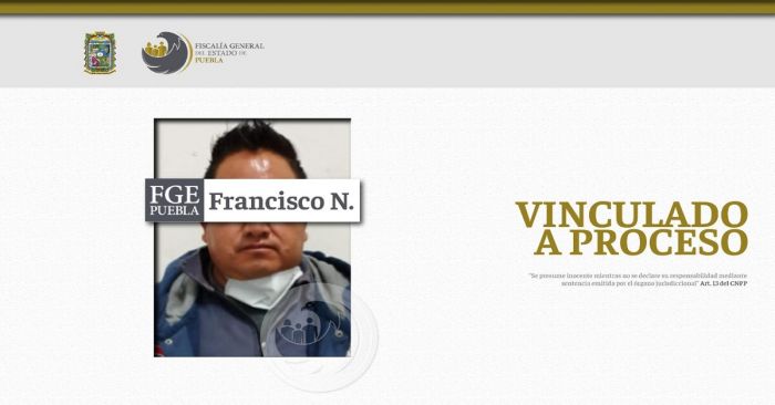 Dictan prisi&oacute;n preventiva a Francisco N. por abusar sexualmente de adolescente
