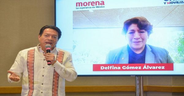 Gana Delfina Gómez candidatura de Morena en Edomex