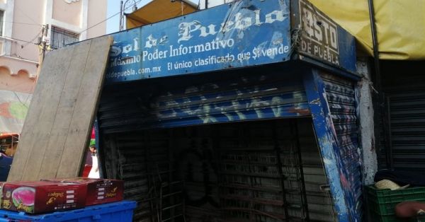 Ser&aacute;n retiradas 22 casetas del centro hist&oacute;rico por el Ayuntamiento de Puebla