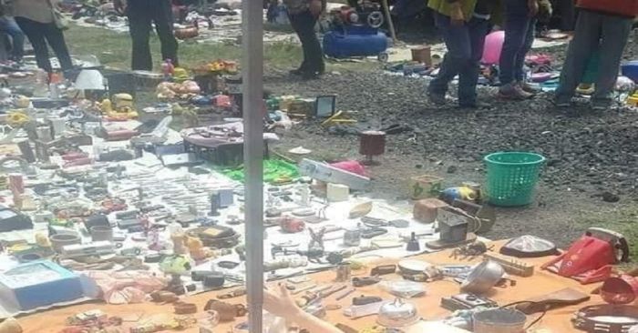 Venden en los tianguis de Puebla comedores, recamaras y pantallas de dudosa procedencia