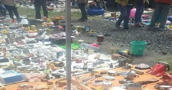 Venden en los tianguis de Puebla comedores, recamaras y pantallas de dudosa procedencia