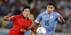 Uruguay empata ante una combativa Corea del Sur