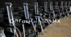 Entrega DIF aparatos ortopédicos a personas con discapacidad del interior del estado