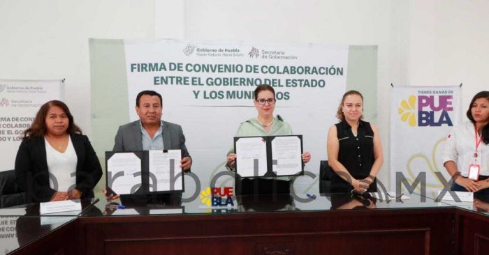 Suscribe SEGOB convenio para erradicar violencia de g&eacute;nero en Coronango
