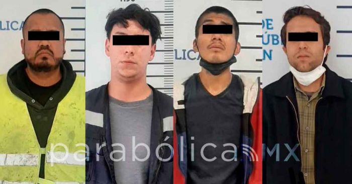 Caen 4 por robo a negocio en la Reserva Territorial Atlixc&aacute;yotl.