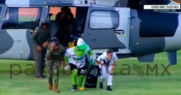 “Están en Playoffs de la LMB”, justifica AMLO uso de helicóptero de la Marina por Olmecas de Tabasco