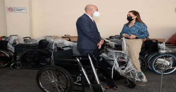 Recibe SEDIF donación de aparatos ortopédicos del Poder Judicial