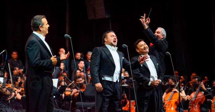 Sonaron México y Puebla a lo grande con concierto de los Tres Tenores Mexicanos