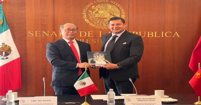 Trabaja Alejandro Armenta en las relaciones diplomáticas de México con el mundo