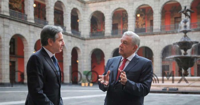 Se reunirá López Obrador con Antony Blinken en Palacio Nacional