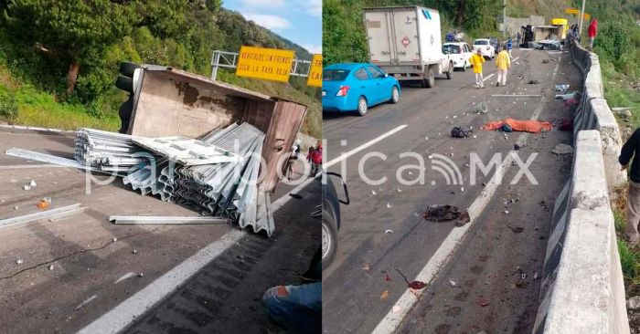 Mueren 2 trabajadores de CAPUFE en la Puebla - Orizaba