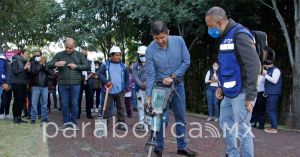 Anuncia ayuntamiento mantenimiento al Parque Centenario La Laguna de Chapulco