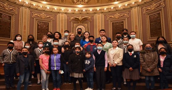 Realiza el Poder Legislativo, SIPINNA Puebla encuentro con niñas, niños y adolescentes