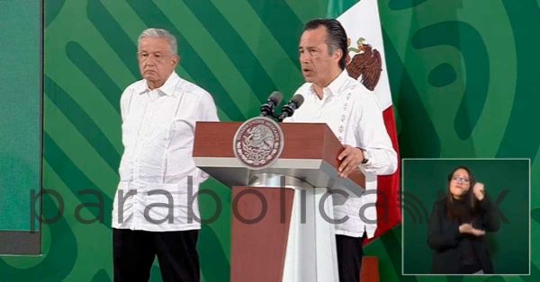 &quot;Cuitláhuac García está haciendo un gobierno ejemplar&quot;: López Obrador