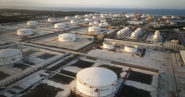 Producirá Refinería Olmeca 340 mil barriles diarios de crudo en septiembre de 2023