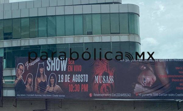 Promueven show con sexo en vivo en las calles de Puebla